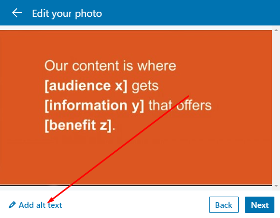 LinkedIn Company Page Create An Image Post